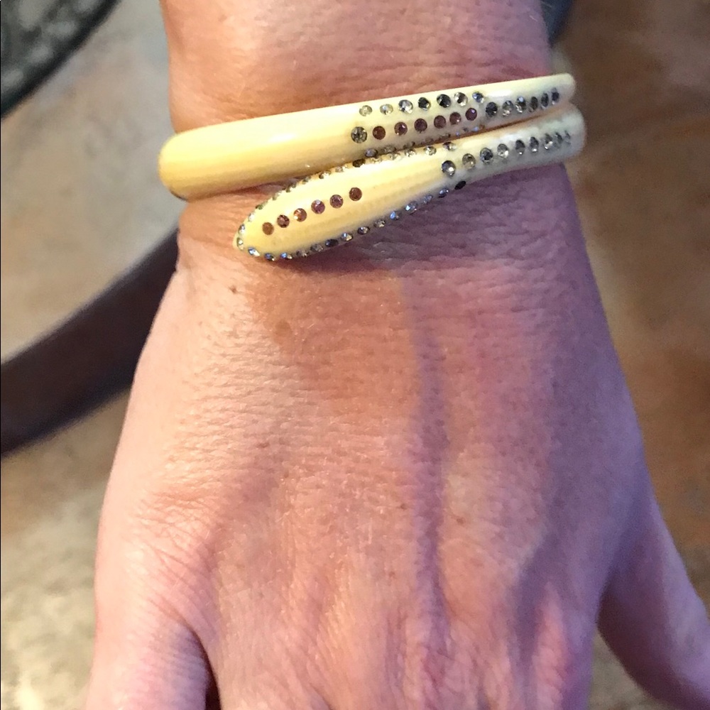 Art Deco Celluloid Snake bangle, 1920’s